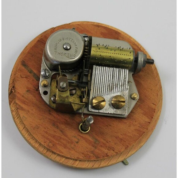 Vintage Silverite Musical Teapot Pink Floral Plays "Tea For Two" Thorens 18 Note - Picture 8 of 12